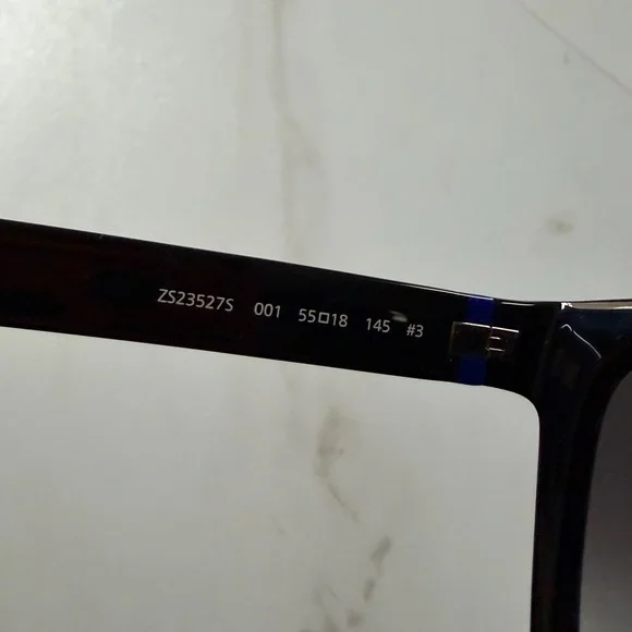Zeiss ZS23527S Black Sunglasses 55□18 145 Gradient Lens Unisex Women’s
